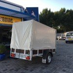 Loady huifaanhanger 254x129x150cm Aanhangwagens Zuid-Holland 2.0 achter dicht