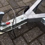 Loady enkelas Alu 257x132cm bakwagens enkelas Aanhangwagens Zuid Holland dissel