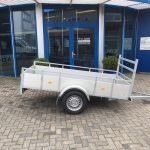 Loady enkelas Alu 257x132cm bakwagens enkelas Aanhangwagens Zuid Holland hoofd