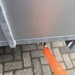 Loady enkelas Alu 257x132cm bakwagens enkelas Aanhangwagens Zuid Holland touwhaken